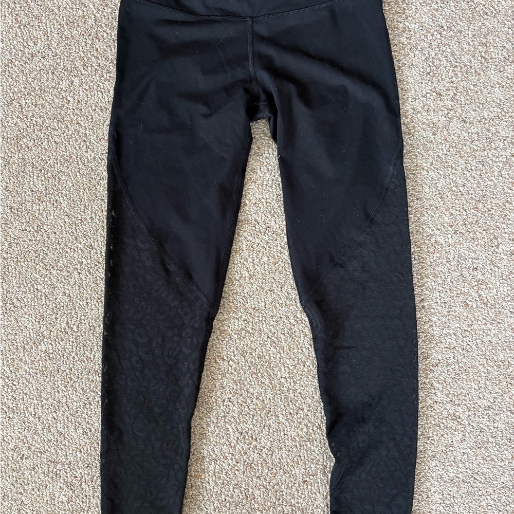 Black Leopard Print Leggings